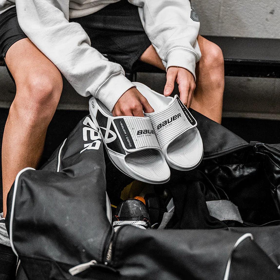 BAUER OOFOS NG SPORT FLEX-WHT