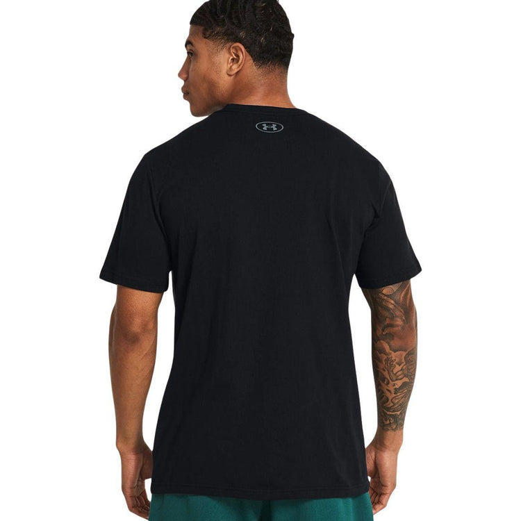 Under Armour Colorblock Wordmark Short Sleeve Tee - Men