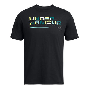 Under Armour Colorblock Wordmark Short Sleeve Tee - Men