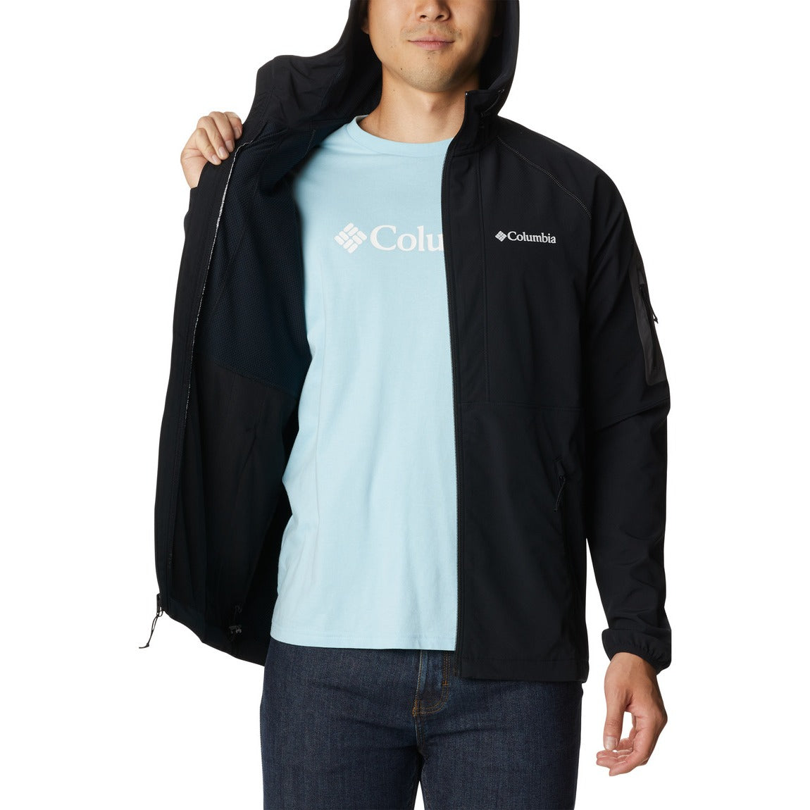 Columbia Tall Heights™ Hooded Softshell Jacket - Men