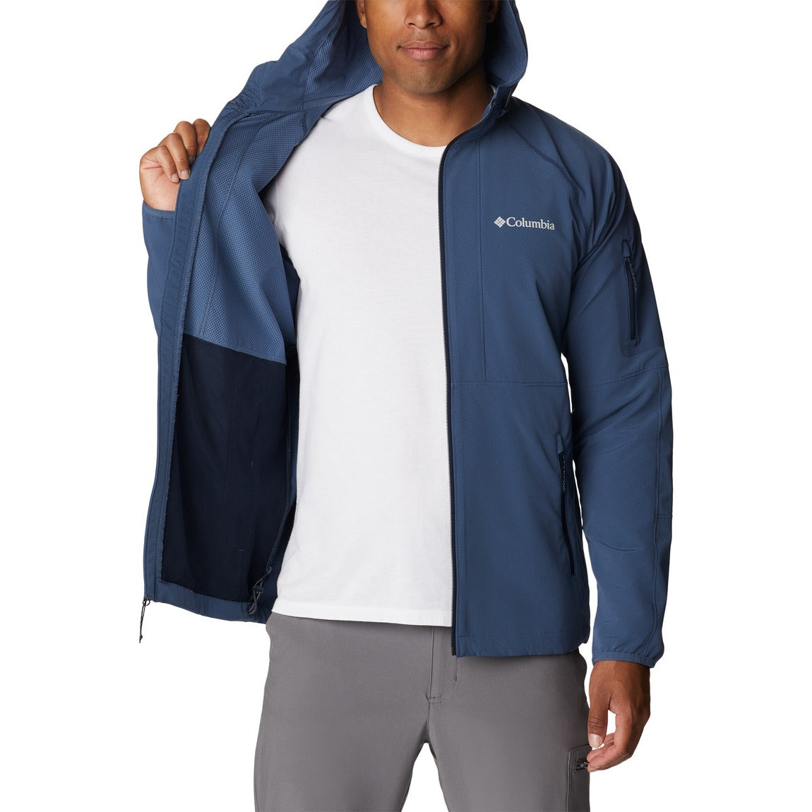 Columbia Tall Heights™ Hooded Softshell Jacket - Men