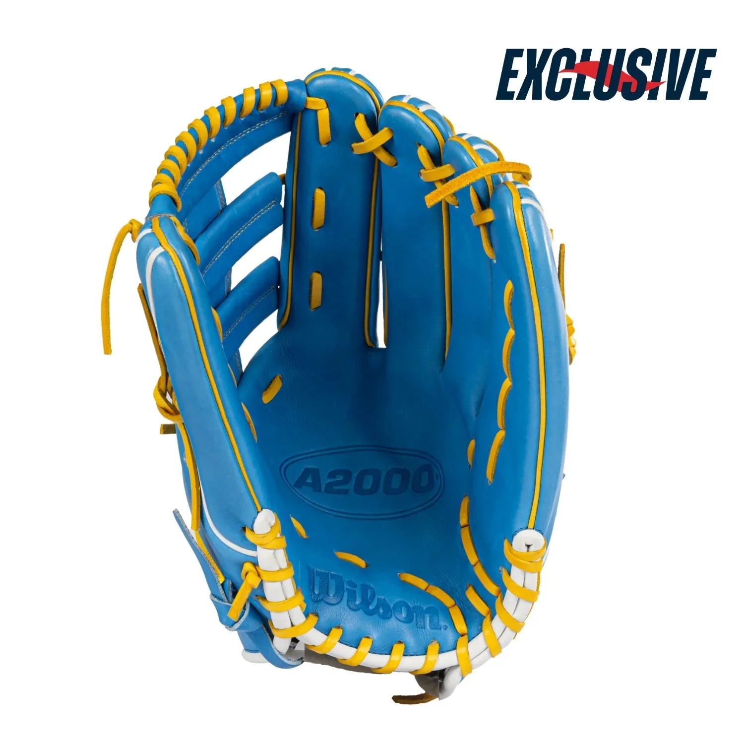 WILSON A2000 13 GAUCHER BLEU ET JAUNE