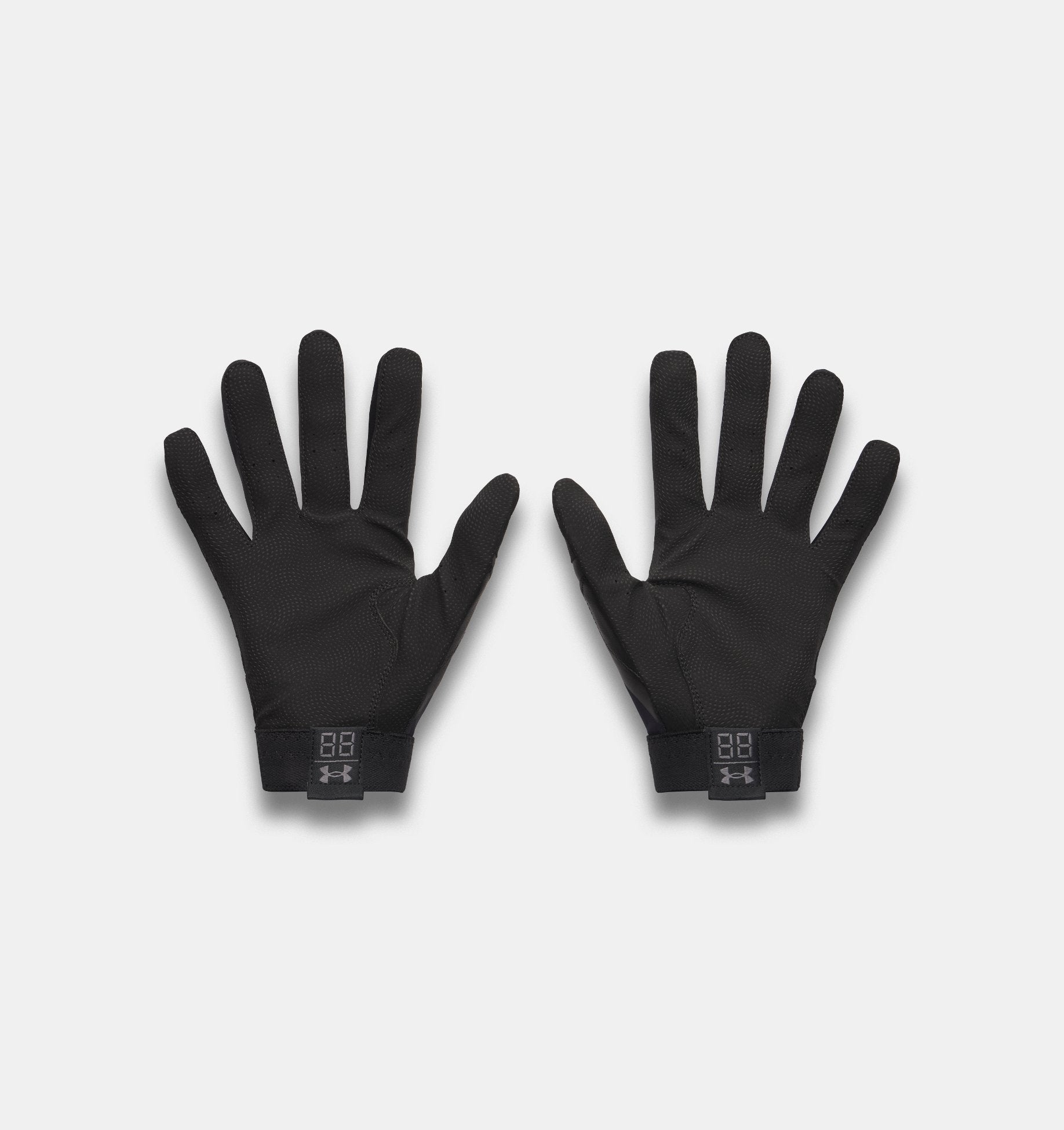 UnderArmour Clean Up Black Baseball Batting Gloves
