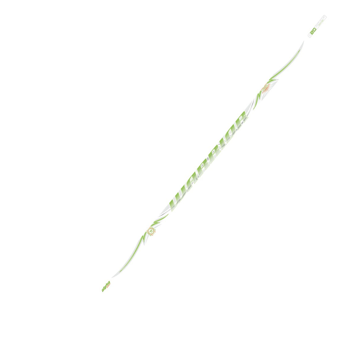 Bâton de hockey Warrior Alpha Deluxe Pro (blanc) pour juniors et jeunes