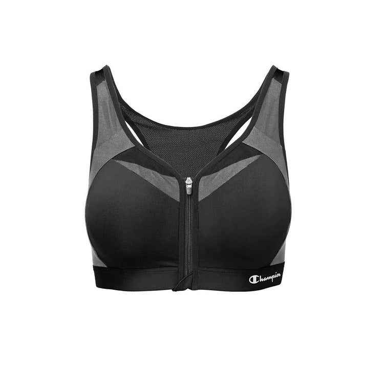 Champion Motion Control Front Zip Sports Bra