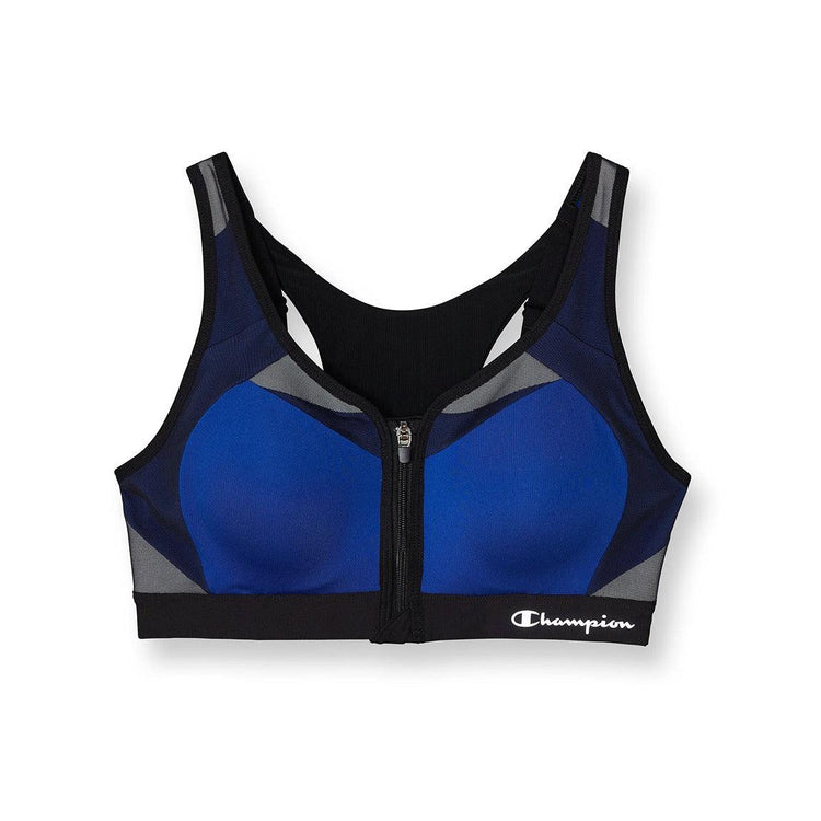 Champion Motion Control Front Zip Sports Bra