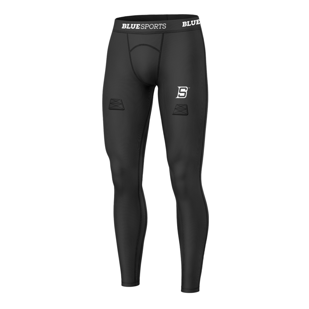 Blue Sports Women`s Compression Pants With Pelvic Protector
