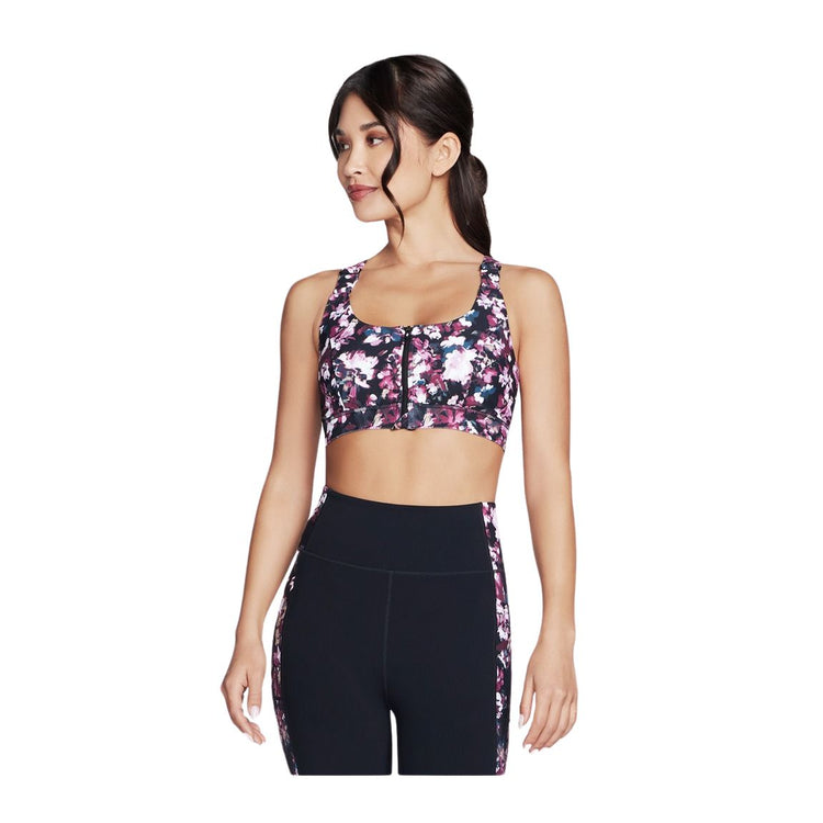 Skechers Misty Floral Zip-Front Bra