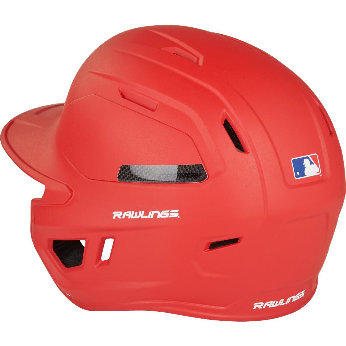 2024 Rawlings Mach Carbon 1-Tone Matte Senior Baseball Helmet