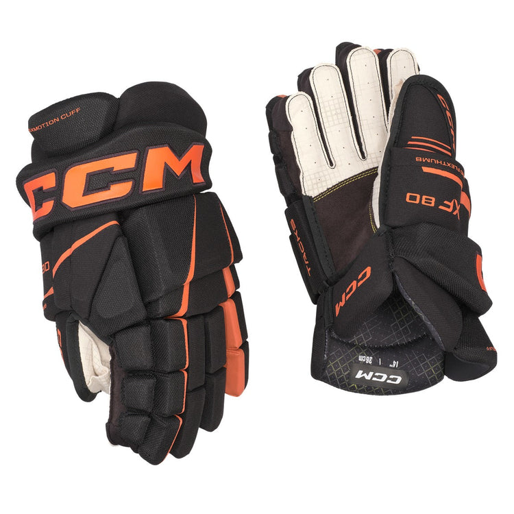 CCM Tacks XF80 Hockey Gloves - Junior