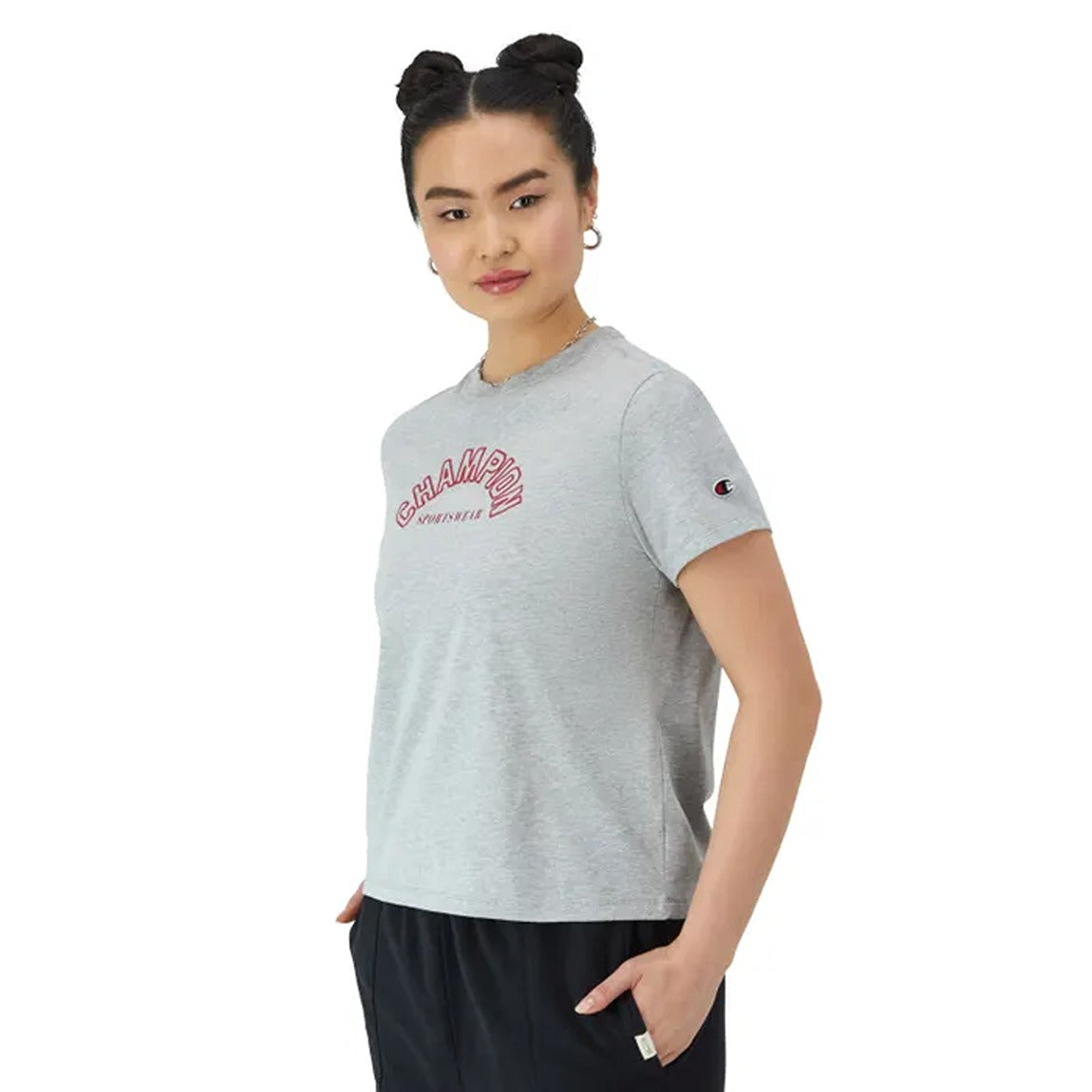 Champion Sportswear Arched Script Logo T-Shirt - Women