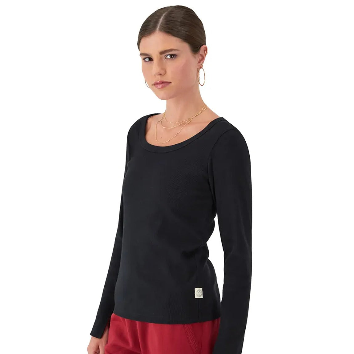 Champion Long-Sleeve Ribbed Top - Women