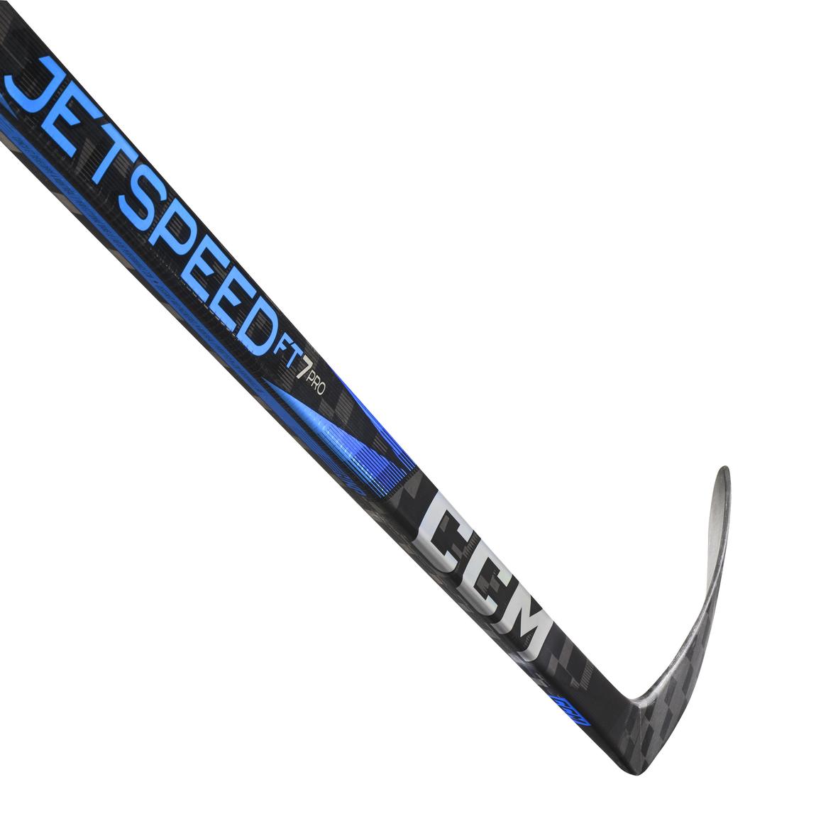 CCM Jetspeed FT7 Pro Custom Blue Hockey Stick - Intermediate