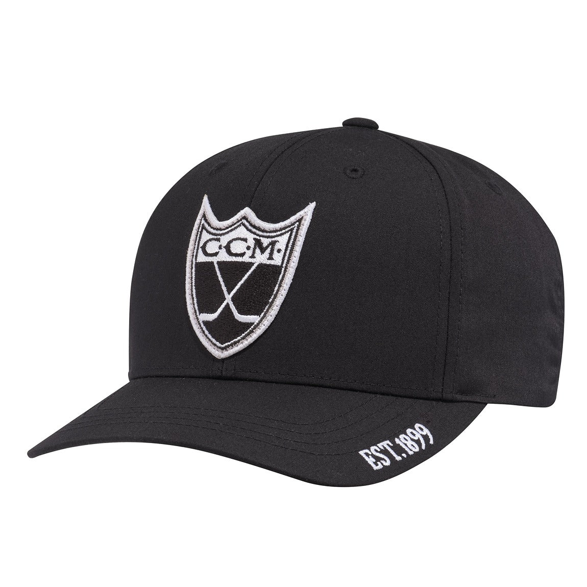 CCM Monochrome Structured Adjustable Cap (Black)