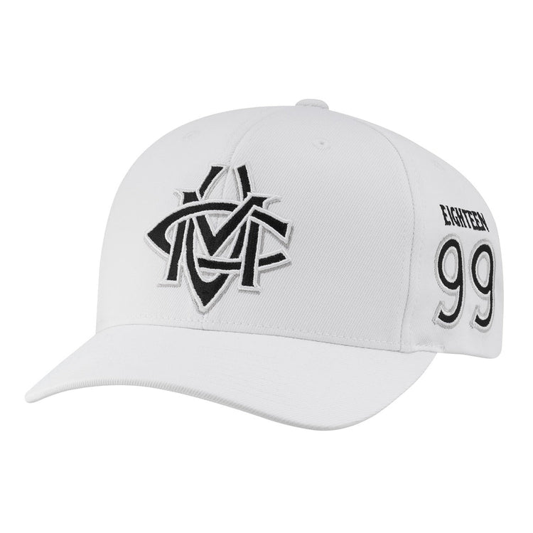 CCM Monochrome Structured Adjustable Cap (White)