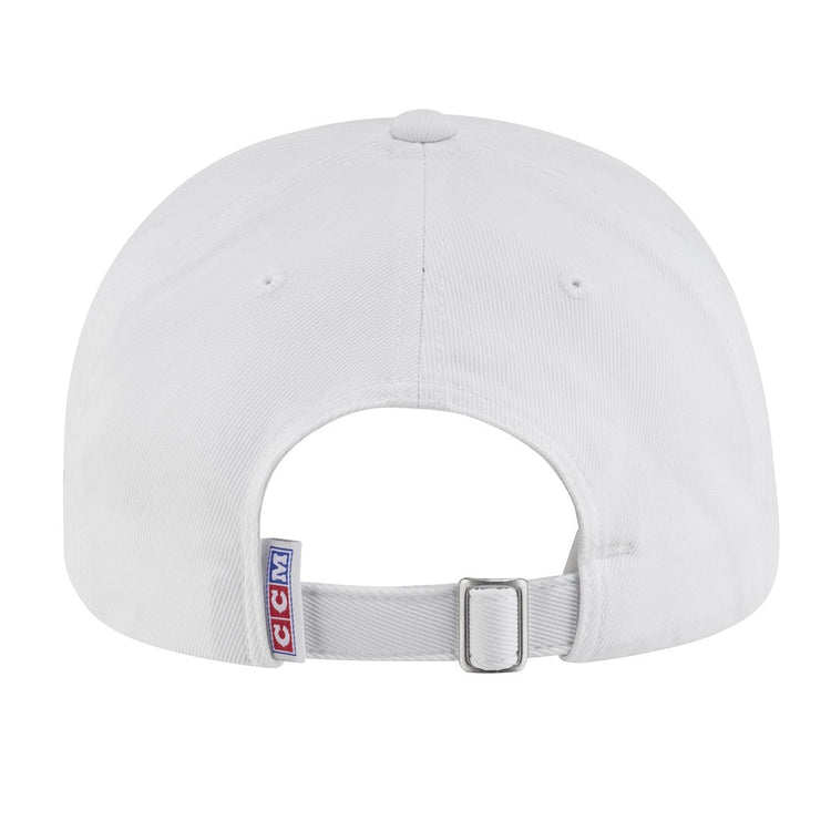 CCM Monochrome Structured Adjustable Cap (White)