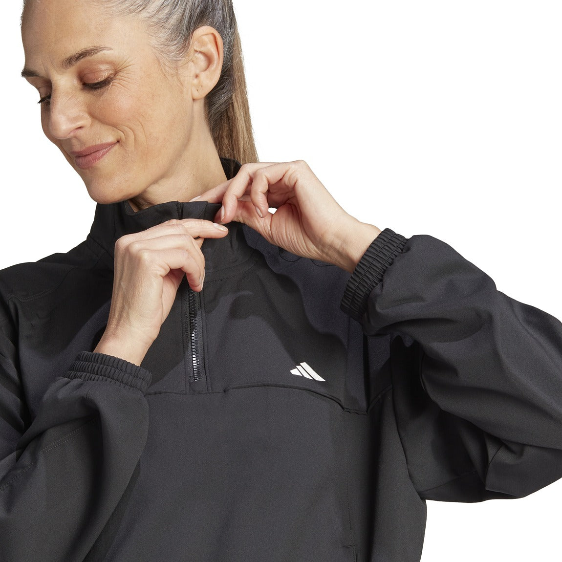 adidas AEROREADY Train Essentials Woven Quarter-Zip Track Jacket - Women