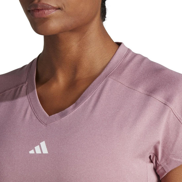 AEROREADY Train Essentials Minimal Branding V-Neck T-Shirt - Women - Sports Excellence