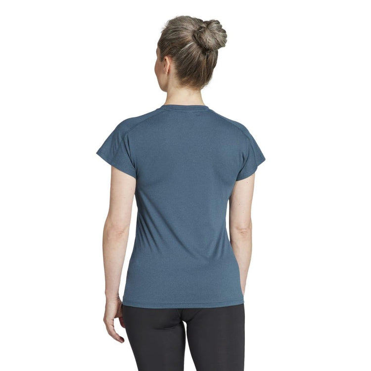 AEROREADY Train Essentials Minimal Branding V-Neck T-Shirt - Women - Sports Excellence