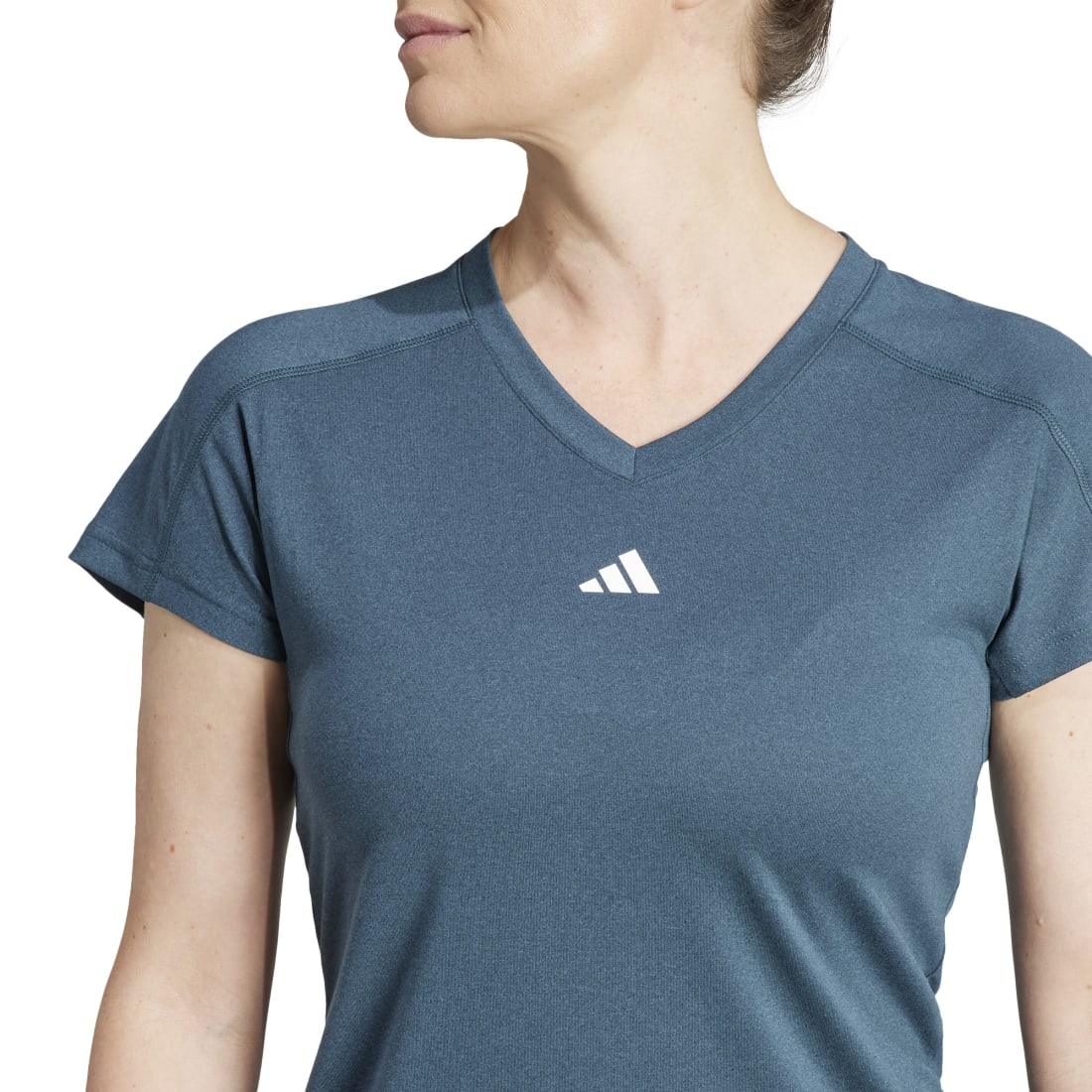 AEROREADY Train Essentials Minimal Branding V-Neck T-Shirt - Women - Sports Excellence