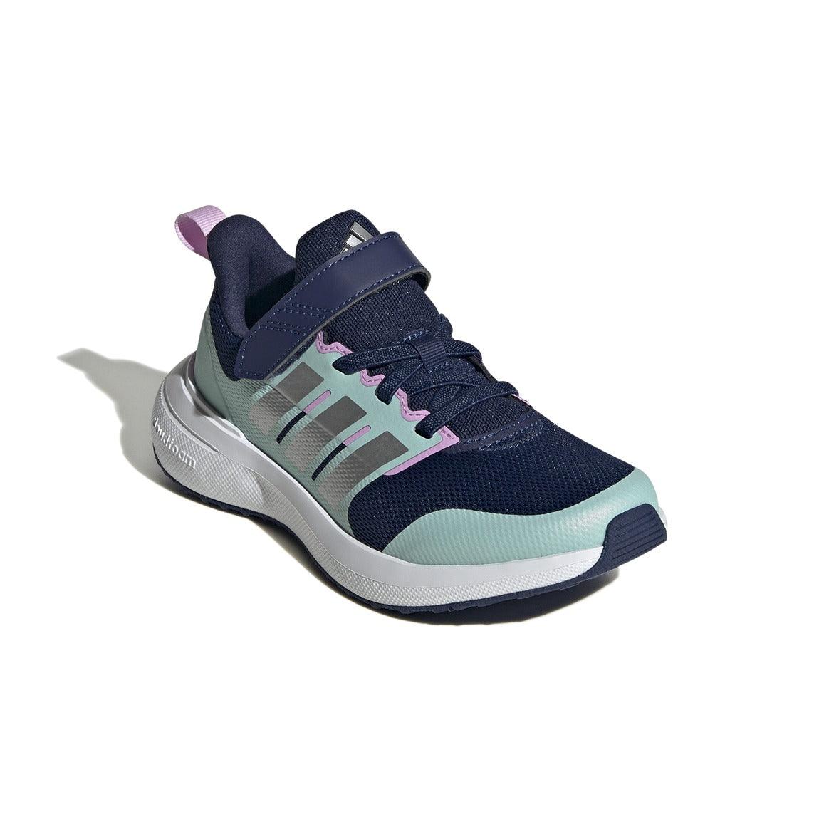 adidas Fortarun 2.0 Cloudfoam Elastic Lace up Running Shoes - Kids