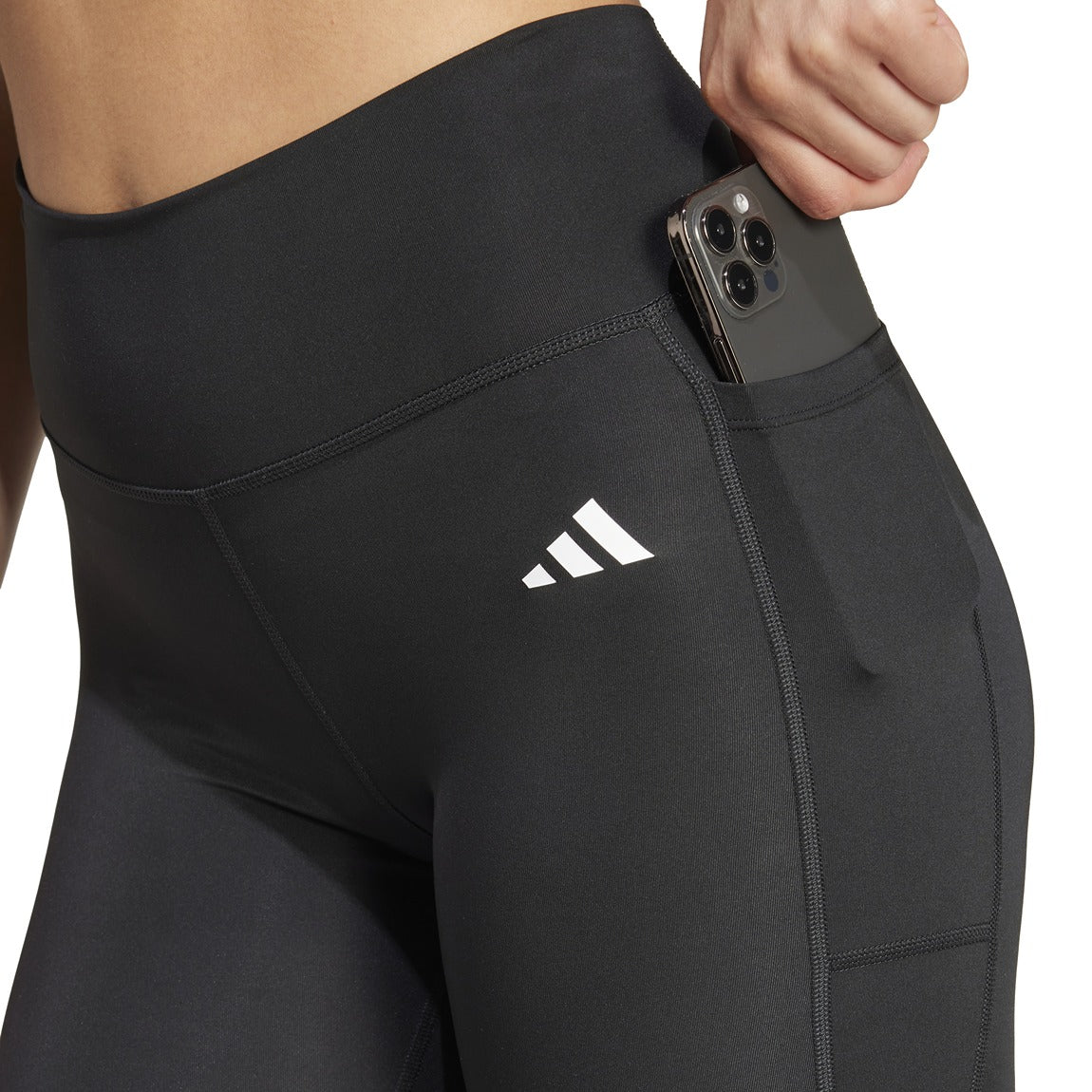 adidas Optime Essentials Stash Pocket Full-Length Leggings - Women