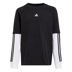 adidas Street Jam 2-in-1 Long Sleeve Tee - Kids