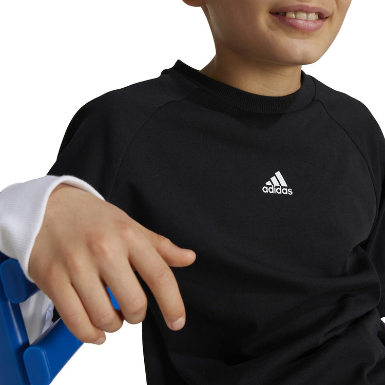 adidas Street Jam 2-in-1 Long Sleeve Tee - Kids