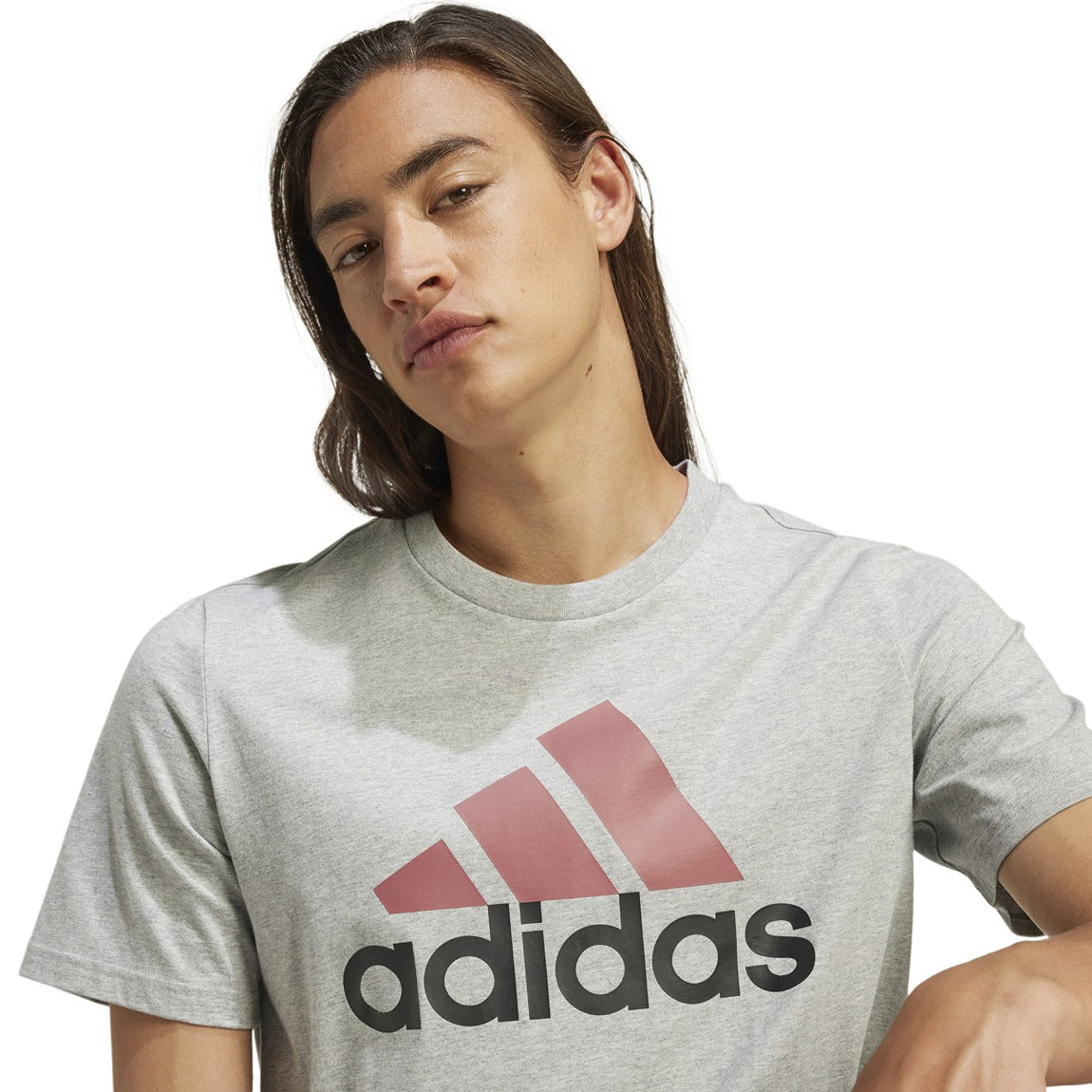 adidas Essentials Single Jersey Big Logo Tee - Men