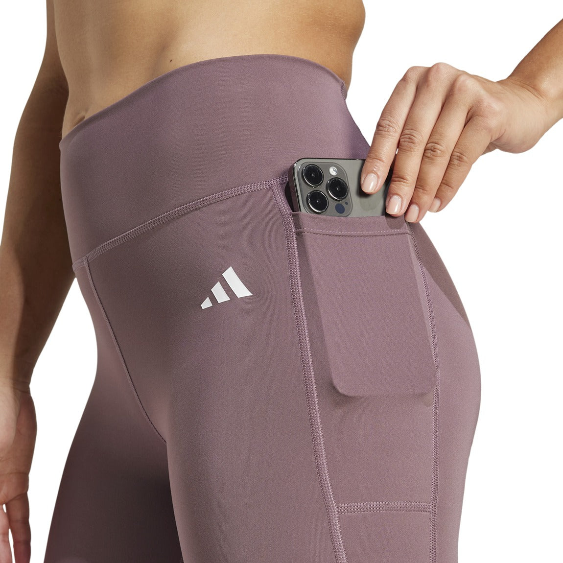 adidas Optime Essentials Stash Pocket Full-Length Leggings - Women