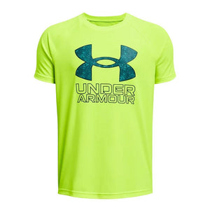 Under Armour Tech™ Hybrid Print Fill Short Sleeve - Boys - Sports Excellence