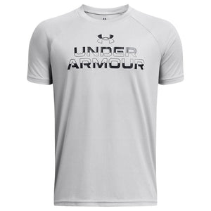 Under Armour UA Tech™ Split Wordmark Short Sleeve Shirt - Boys