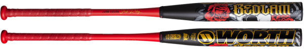 WORTH BEDLAM SLOWPITCH BAT - 2PC 12" XXL LOAD - X868 TECHNOLOGY 34 INCH 2026