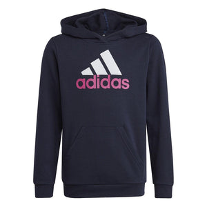 Essentials Two-Colored Big Logo Cotton Hoodie - Girls - Sports Excellence