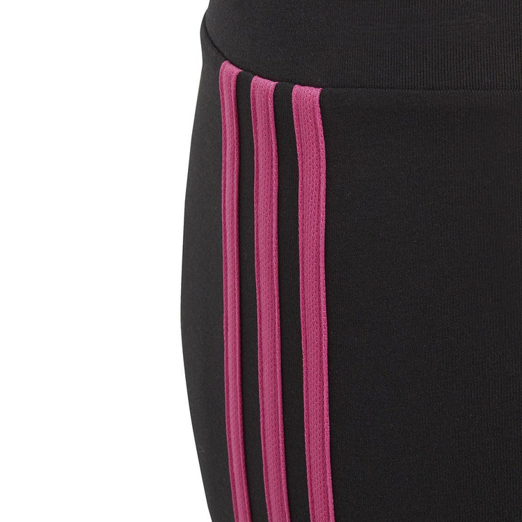 Essentials 3-Stripes Cotton Leggings - Girls - Sports Excellence