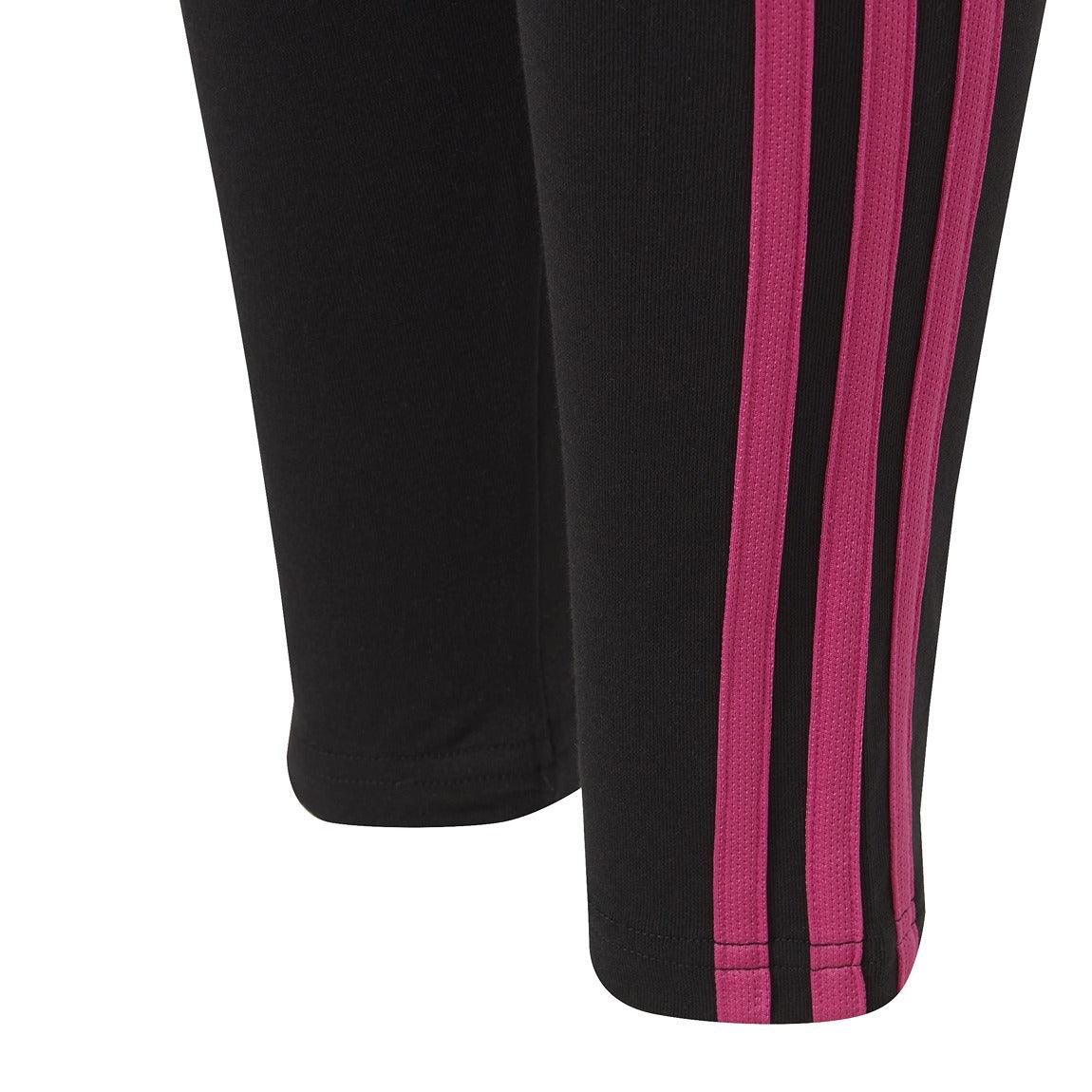 Essentials 3-Stripes Cotton Leggings - Girls - Sports Excellence