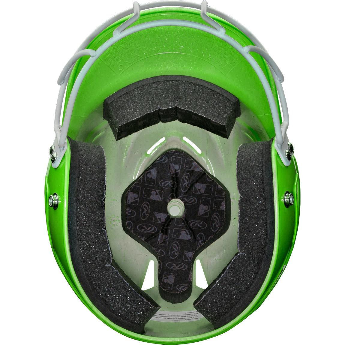 Coolflo Highlighter Softball Helmet with Cage - Sports Excellence