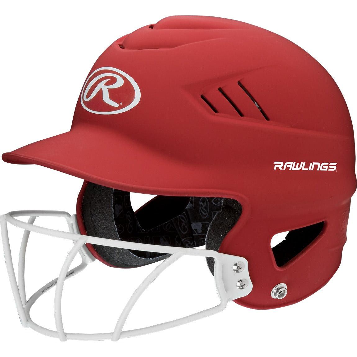 Coolflo Highlighter Softball Helmet with Cage - Sports Excellence