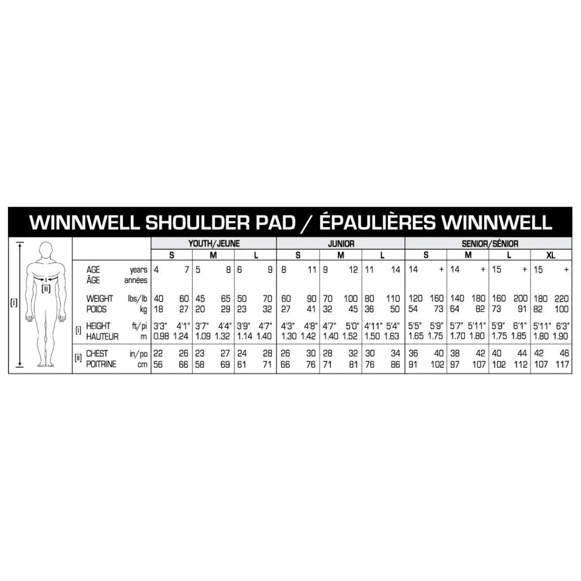 ÉPAULIÈRE WINNWELL CLASSIC SENIOR L