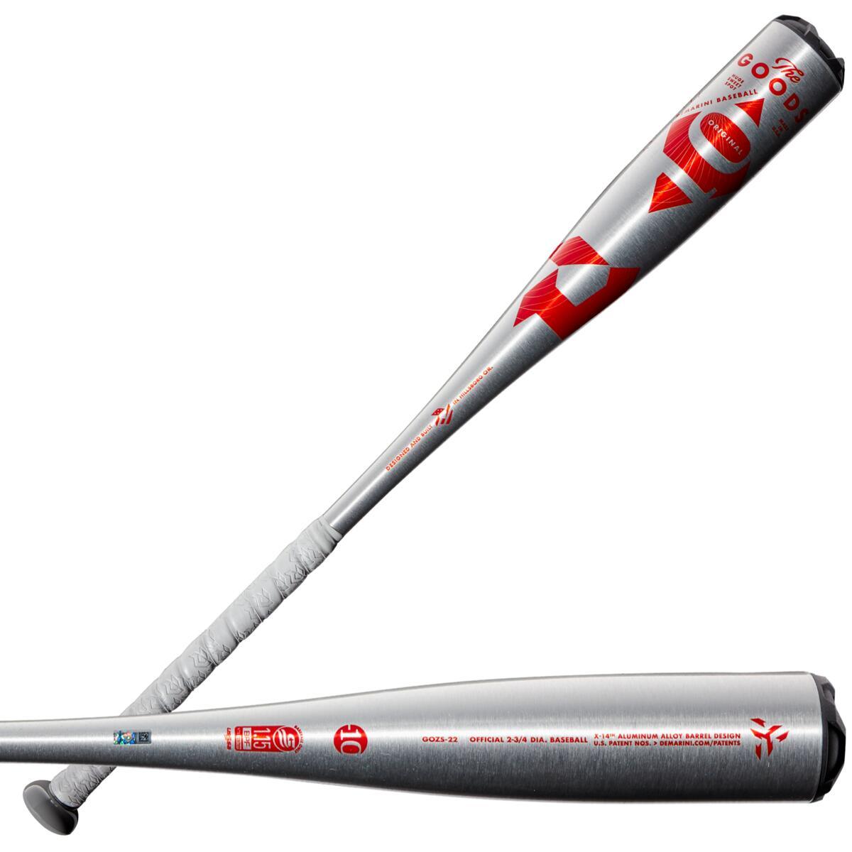 The Goods 1-Piece 2 3/4" (-10) USSSA Baseball Bat - Sports Excellence